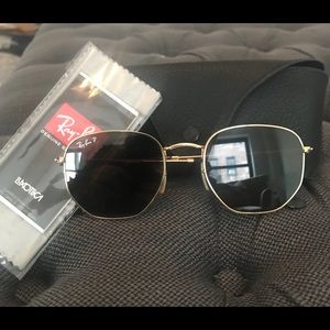 Ray Ban Hexagon Brown 54